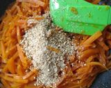 人参の味噌バター炒め作り方5写真