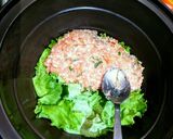 レンジで！「豚挽肉と野菜のミルフィーユ」作り方4写真