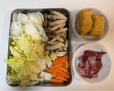 牛こま肉と厚揚げのすき焼き風作り方2写真