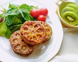 レンコンの挟み焼き作り方5写真