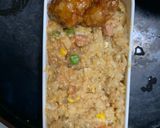 全てレンジ洋風万能梅トマト味炒飯弁当作り方15写真