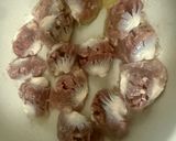 砂ずりとチンゲン菜の鶏ガラ炒め作り方3写真