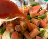 なすとピーマンのトマトチーズ焼き😻作り方3写真