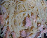 激うま！♫焼銀鮭のクリームスパゲティ♫作り方5写真