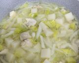 参鶏湯風お雑煮風スープ作り方3写真
