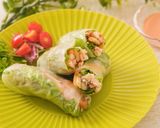 野菜たっぷりサラダチキン生春巻き作り方4写真