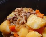 母好み♡ストウブ鍋甘辛無水肉じゃが作り方8写真