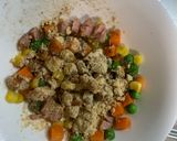 レンジ簡単洋風甘辛味オムライス弁当作り方4写真
