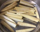 ヤングコーンのバター醤油焼き作り方3写真