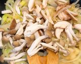 きのこと大葉の濃厚バター醤油パスタ作り方4写真