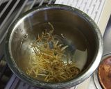 切り干し大根と塩こんぶの焼き豚丼作り方2写真