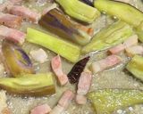 🍝茄子とベーコンのめんつゆペペロンチーノ作り方4写真