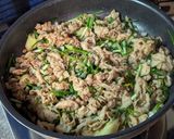 のびるの茎と豚肉の醤油麹炒め作り方6写真
