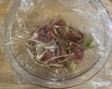 レンジで完結 - 豚こま肉の甘辛作り方2写真