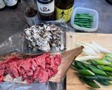 超簡単★牛肉と舞茸のあっさりすき焼き作り方1写真