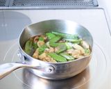 モリモリ食べられる【絹さやのくたくた煮】作り方3写真