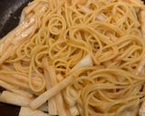 梅と山芋の味噌風味パスタ作り方4写真