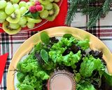クリスマスリースサラダ作り方4写真