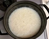 staub22cm鍋★米３合で簡単炊飯作り方5写真