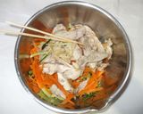 鶏肉の梅肉あえサラダ♪簡単レシピ鶏もも肉作り方9写真