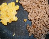 ニラと卵と豚ひき肉の春雨炒め作り方2写真