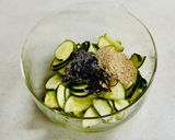 ズッキーニの塩昆布和え作り方4写真