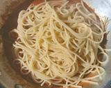 カニとニラのマリナーラスパゲッティ作り方6写真