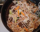 簡単☆即席豚骨あんかけかた焼きそば作り方2写真