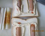 ちくわ明太ウインナのサンド😋作り方3写真