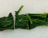 納豆とほうれん草の胡麻和え作り方1写真
