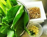簡単おいしい!青菜の納豆炒め作り方2写真