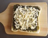 紫蘇ジェノベーゼとシラスのPIZZAパン作り方3写真
