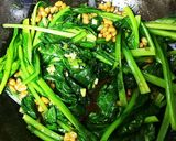 簡単おいしい!青菜の納豆炒め作り方5写真