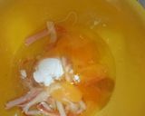 しいたけとカニかまのふわふわ玉子スープ作り方3写真