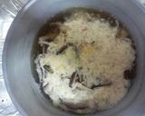 しいたけとカニかまのふわふわ玉子スープ作り方5写真