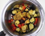 揚げ茄子と焼きパプリカのスパイシーな冷菜作り方14写真