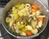 手間だけど美味しい、アヒージョとパスタ作り方4写真