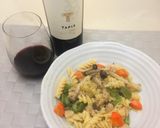 手間だけど美味しい、アヒージョとパスタ作り方7写真