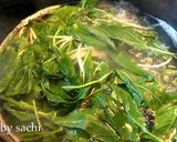 トマトとモロヘイヤの冷製パスタ作り方3写真