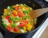 タコと夏野菜カレー風味作り方4写真