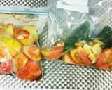 サムライ特製青トマトのWガーリック漬け❤作り方8写真