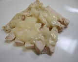 レンジで簡単！サラダチキン☆グラタン風作り方2写真