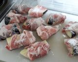 豚こまなす巻き簡単節約で美味しいよ❗作り方1写真