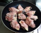 豚こまなす巻き簡単節約で美味しいよ❗作り方3写真