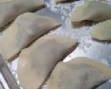ヒダなし、ニラだけのうちの餃子、うまいよ作り方3写真