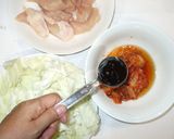 簡単キムチ炒め♪鶏むね肉とキャベツ作り方5写真