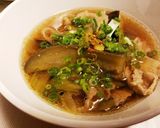 そばにもうどんにも！豚バラなすのつけ汁作り方8写真