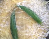 豆腐ソースとオクラの和風冷製パスタ作り方3写真