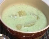 とろろ芋と豆腐とカブの豆乳スープ作り方8写真