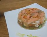 華やかな夏ディナー★鮭と海老のアスピック作り方6写真